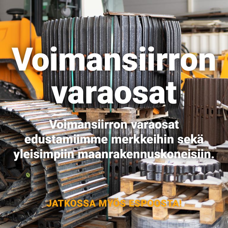 Voimansiirron varaosat kätevästi Espoon toimipisteeltä!