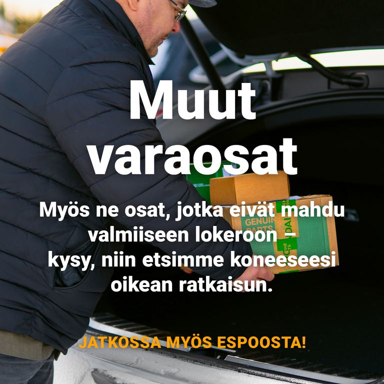 Varaosat Telakoneelta!