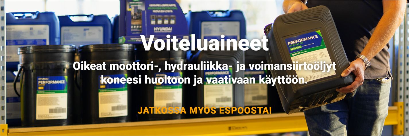 Laadukkaat Hyundai-voiteluaineet Espoon noutopisteeltä!