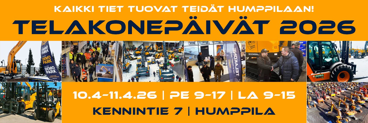 Perinteiset Telakonepäivät Humppilassa 10.4.–11.4.2026