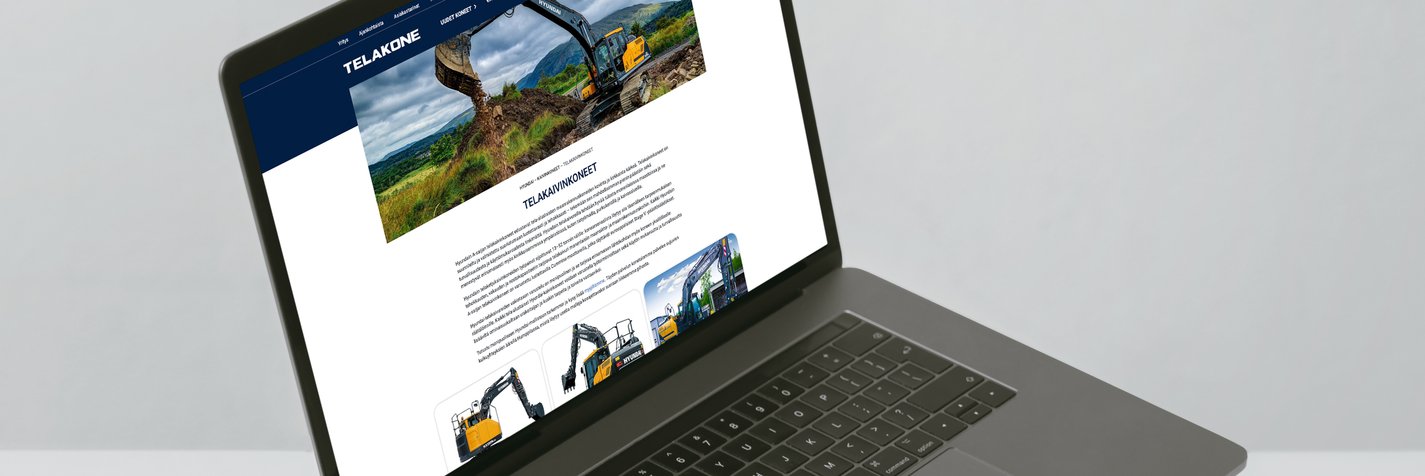 Tietosuojaselosteen kuva. Selailua Telakonesivuilla.