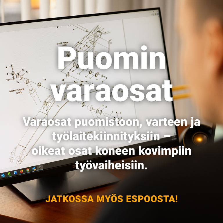 Voimansiirron varaosat kätevästi Espoon toimipisteeltä!