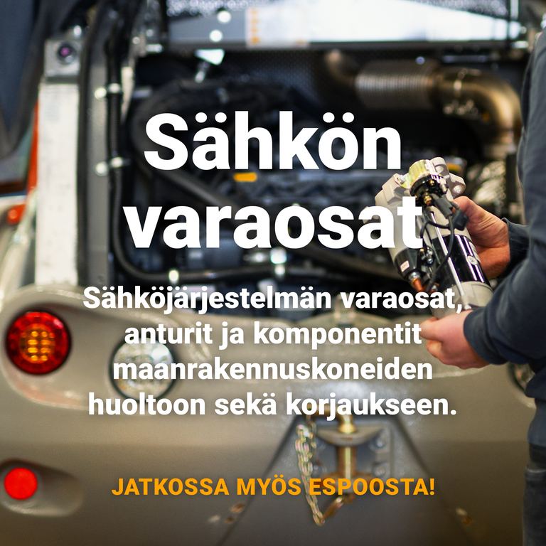 Ylä- ja alavaunun varaosat Telakoneelta Espoosta!