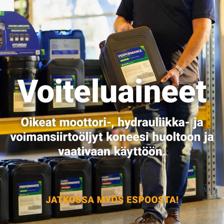 Laadukkaat Hyundai-voiteluaineet Espoon noutopisteeltä!