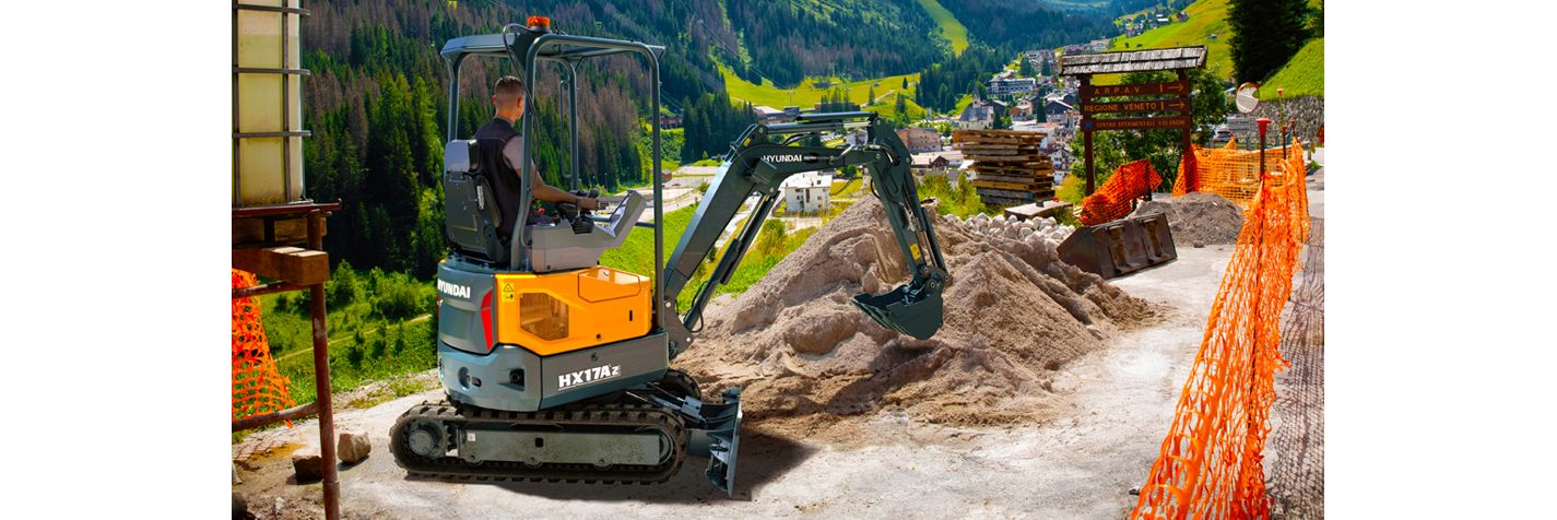 Minikaivinkone Hyundai HX17A Z – uutuus 2024