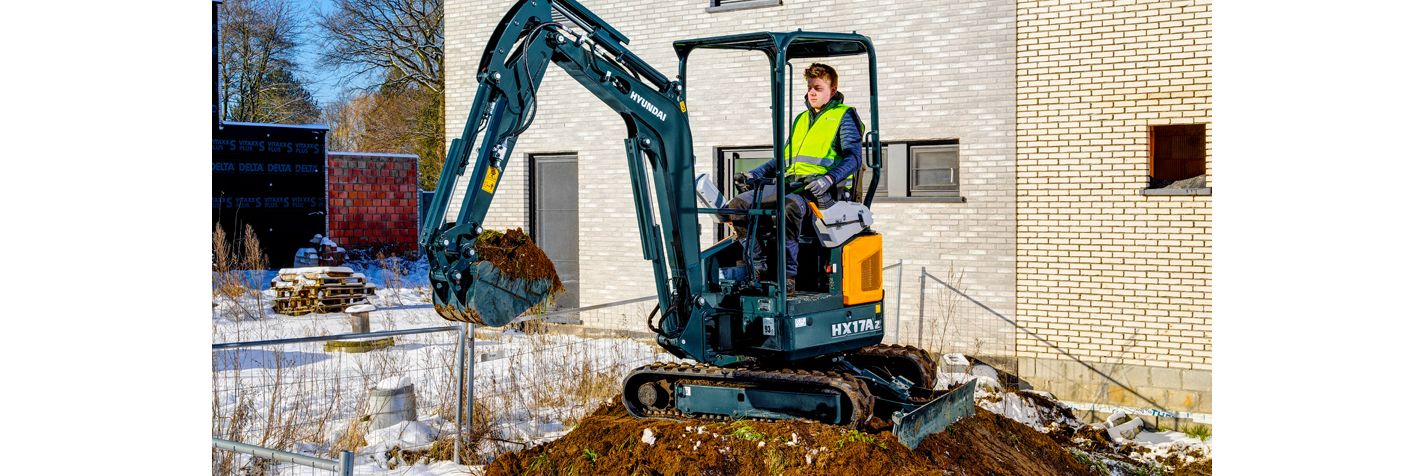 Minikaivinkone Hyundai HX17A Z – uutuus 2024