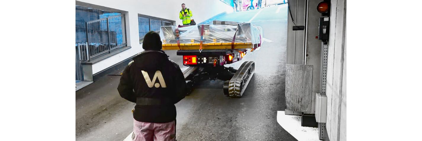 Tela-alustainen Alma Crawler Multi-Loader 3.0 BL suoriutuu myös ahtaissa ympäristöissä.