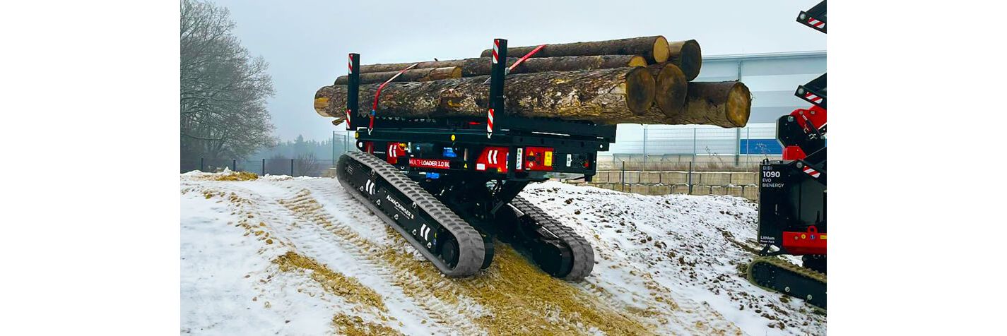 Alma Crawler Multi-Loader 3.0 BL on tuloksellinen valinta myös savottakäytössä.