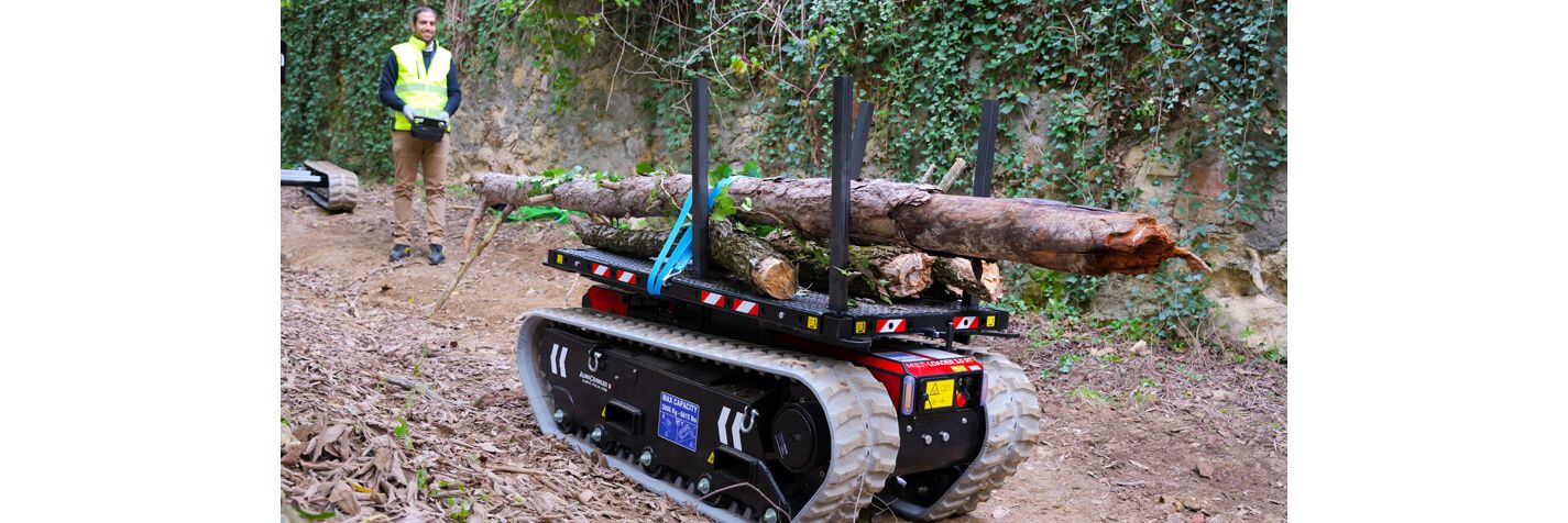 Alma Crawler Multi-Loader 3.0 RT -kuljettimen ominaisuudet ovat optimaaliset vaihteleviin maastoihin.