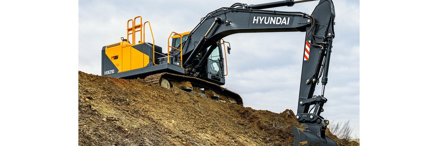 Telakaivinkone Hyundai HX 210