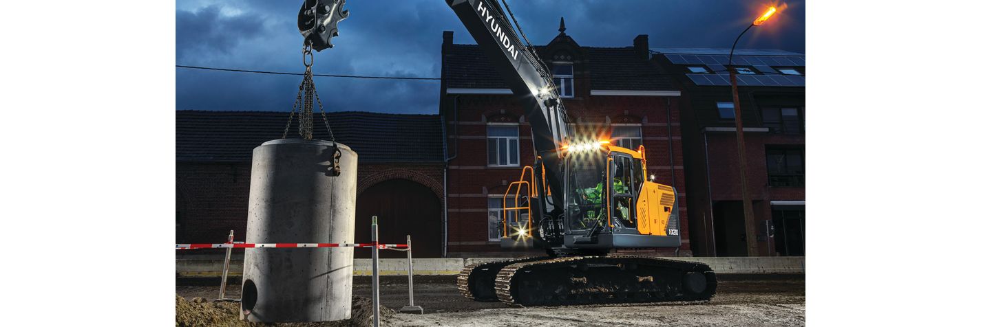 Telakaivinkone Hyundai HX 210