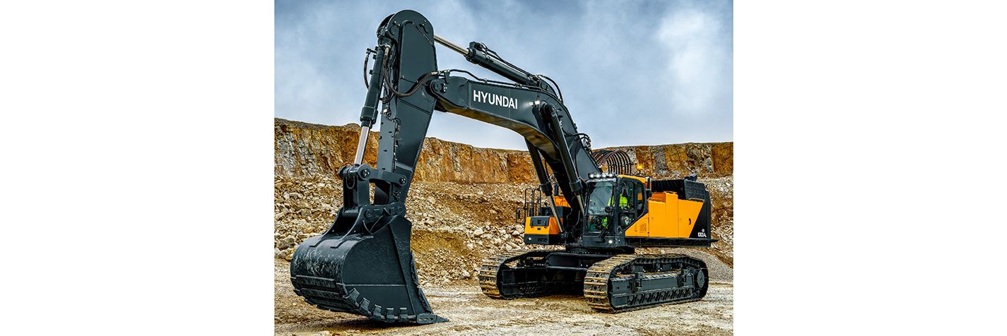 Telakaivinkone Hyundai HX 1000 A