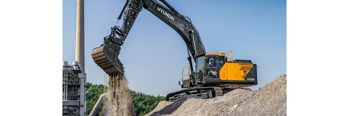 Telakaivinkone Hyundai HX 360L