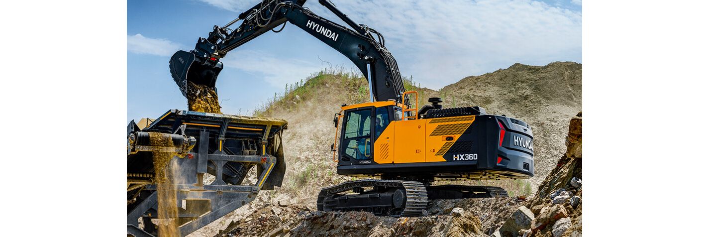 Telakaivinkone Hyundai HX 360L