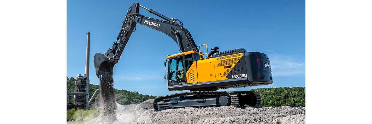 Telakaivinkone Hyundai HX 360L