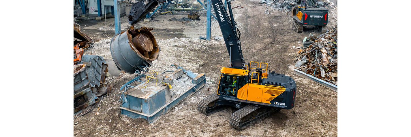 Telakaivinkone Hyundai HX 400L