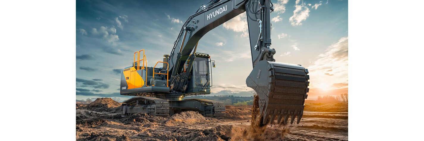 Telakaivinkone Hyundai HX 400L