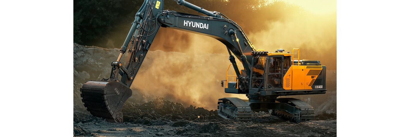 Telakaivinkone Hyundai HX 400L