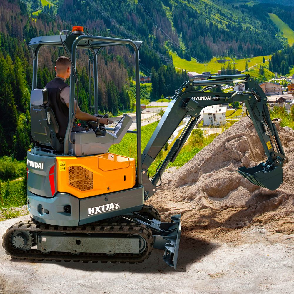 Minikaivinkone Hyundai HX17A Z – uutuus 2024