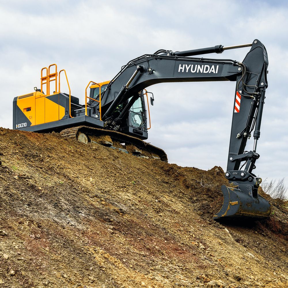 Telakaivinkone Hyundai HX 210