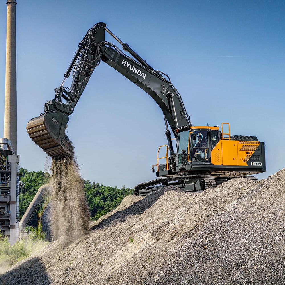 Telakaivinkone Hyundai HX 360L