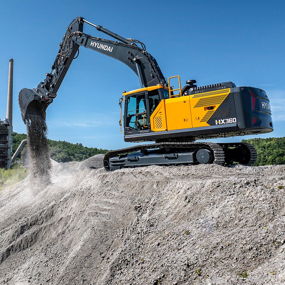 Telakaivinkone Hyundai HX 360L