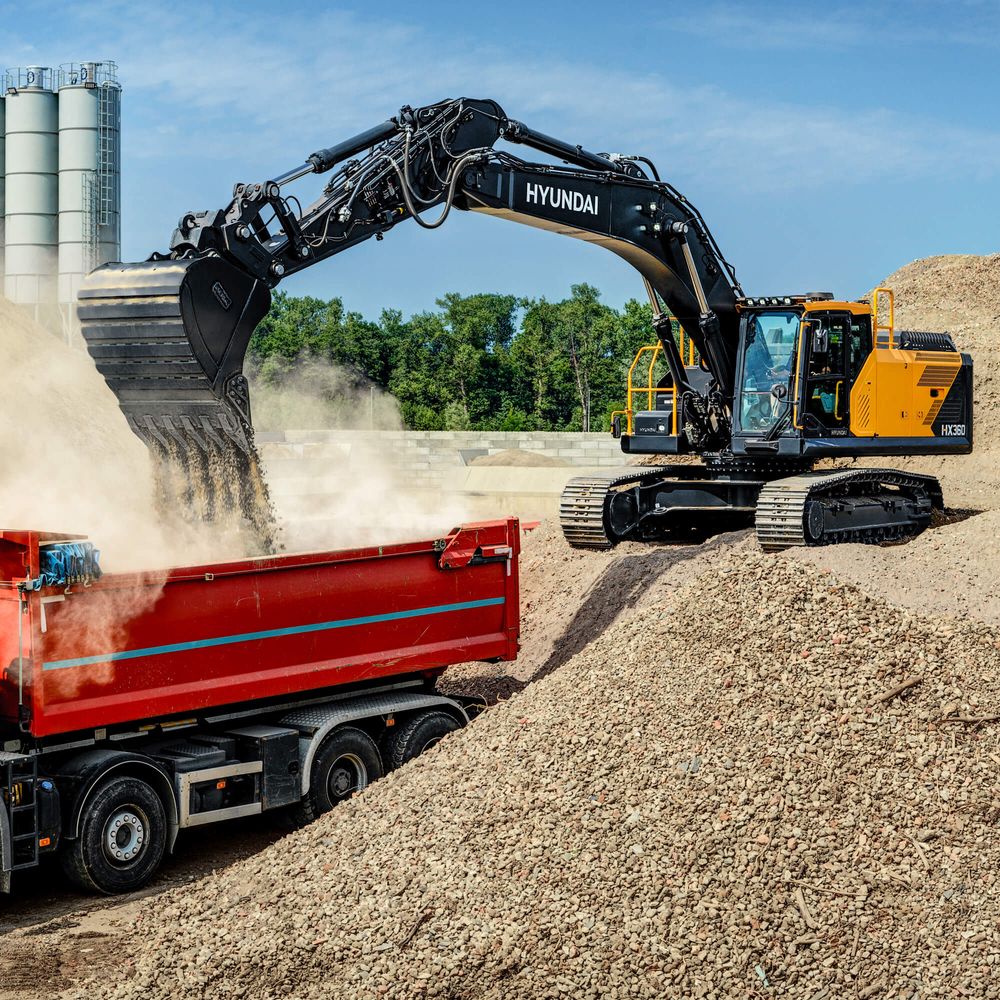 Telakaivinkone Hyundai HX 360L