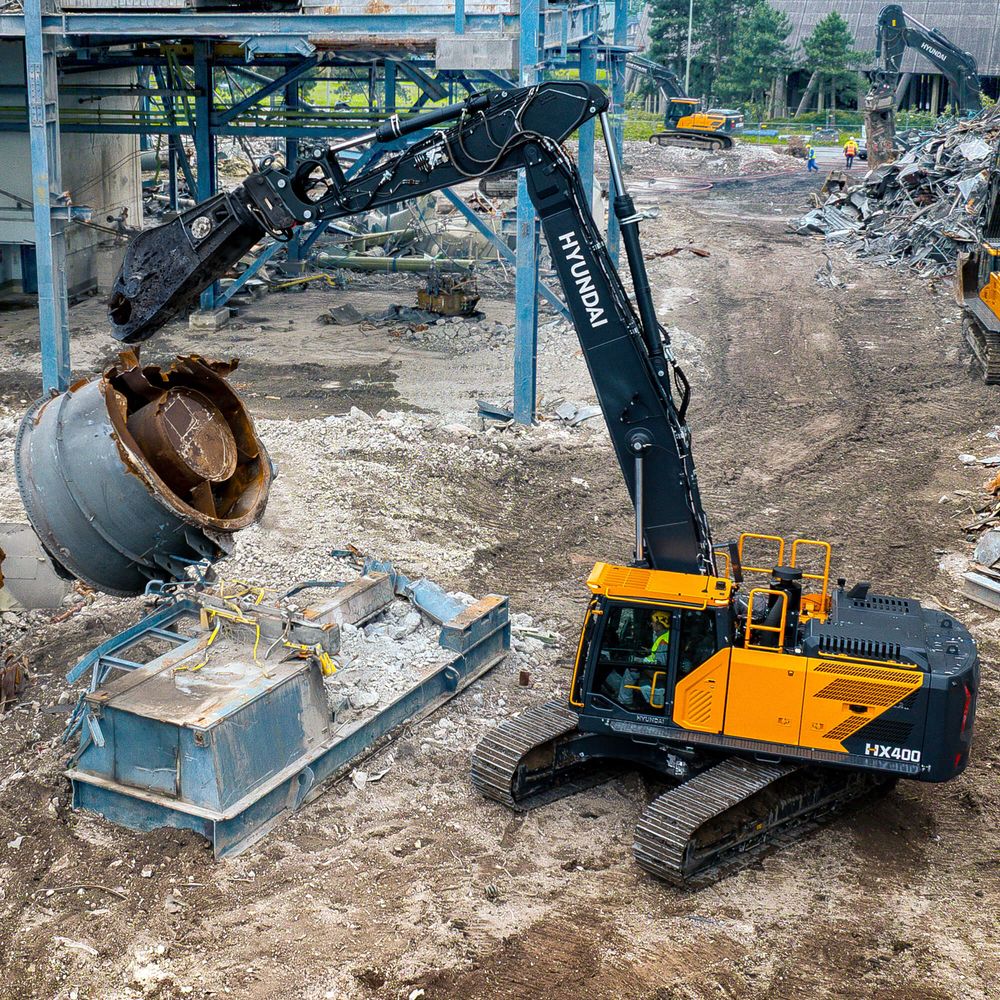 Telakaivinkone Hyundai HX 400L