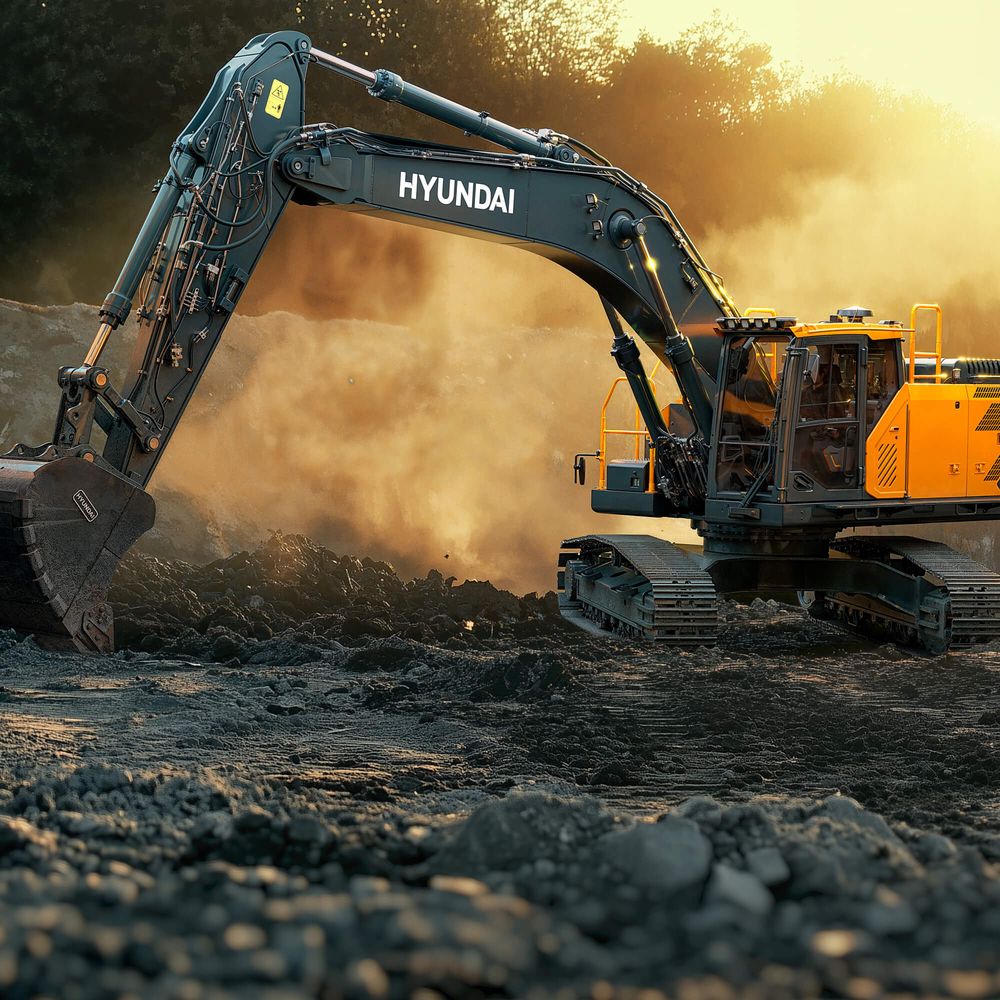 Telakaivinkone Hyundai HX 400L