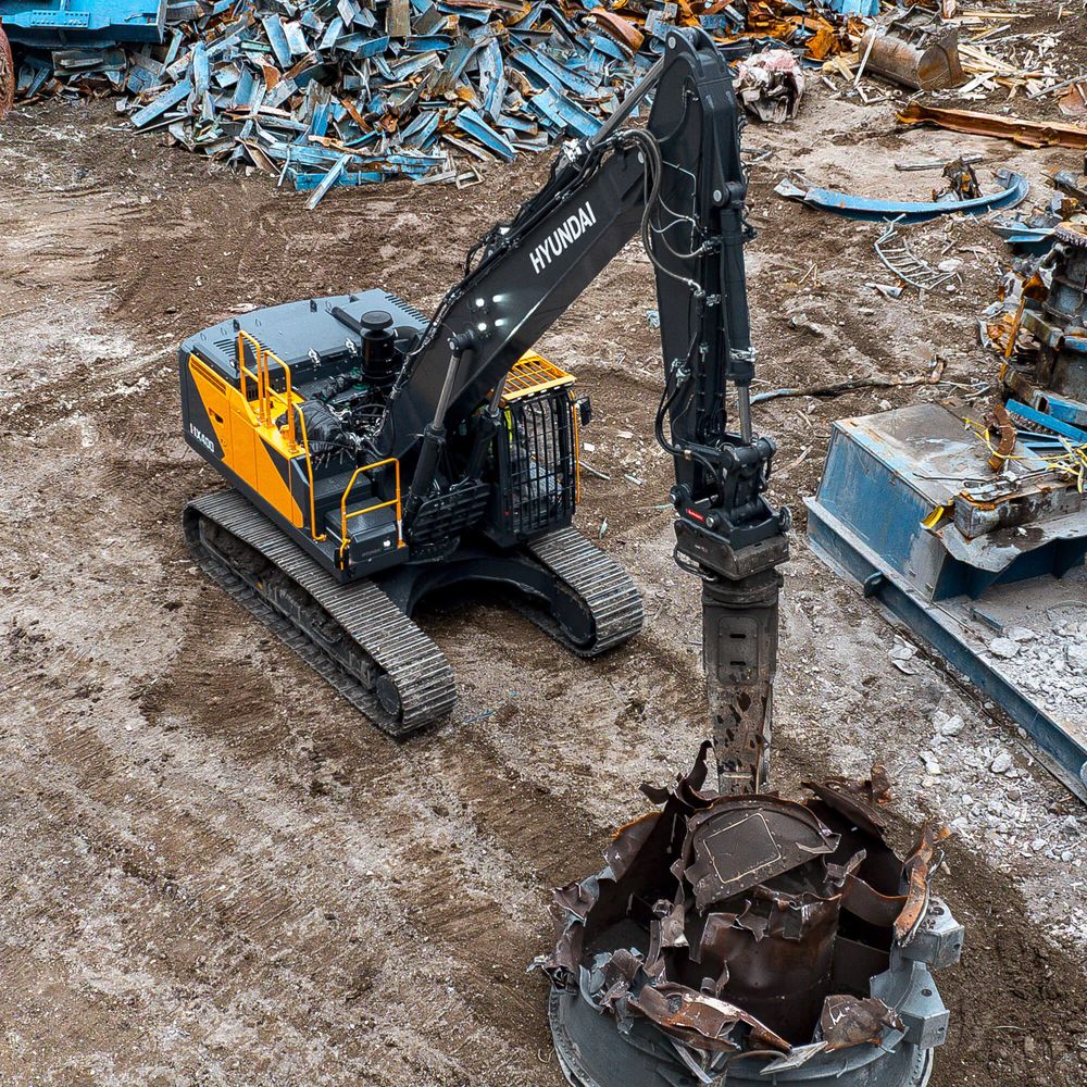 Telakaivinkone Hyundai HX 400L