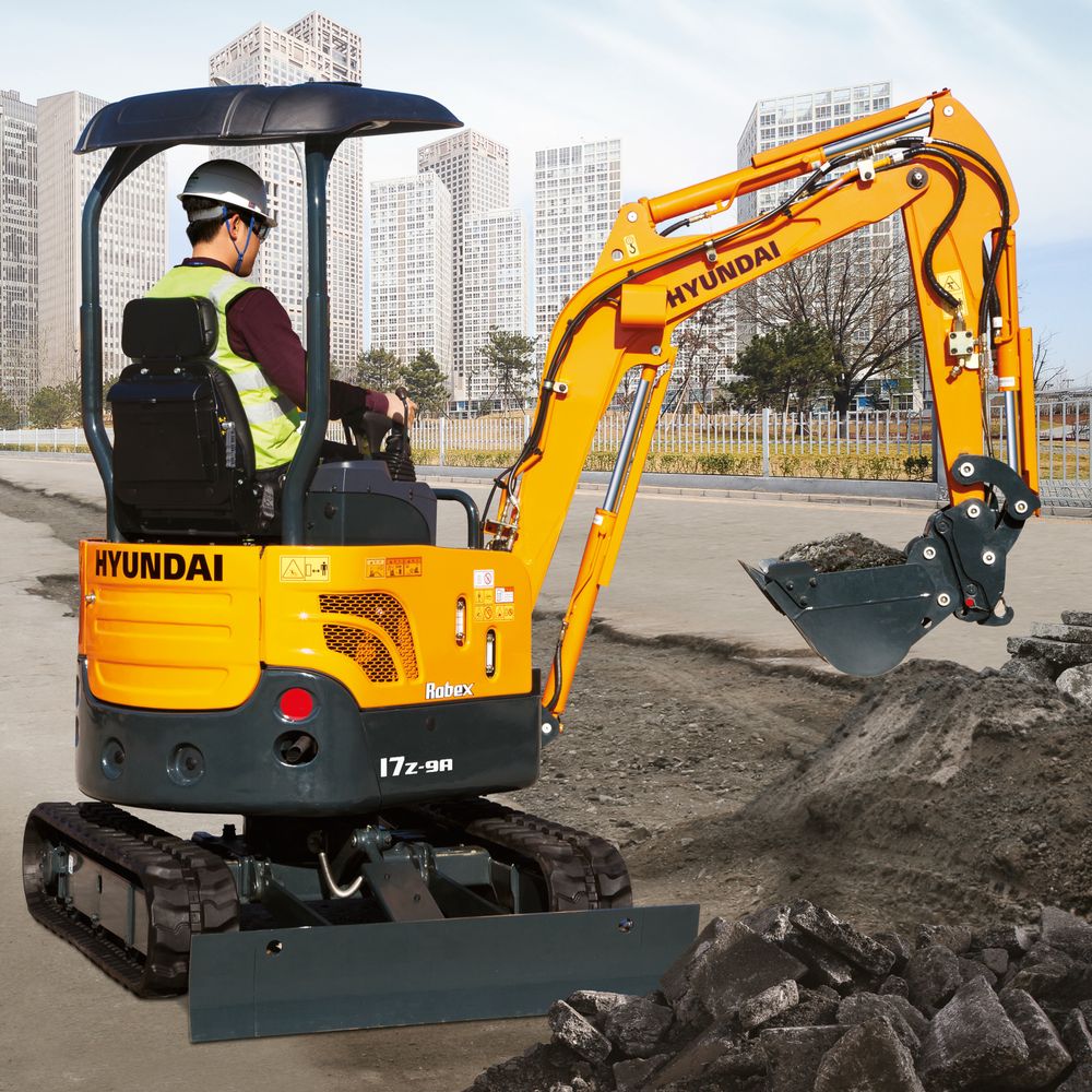 Minikaivinkone Hyundai R 17 Z-9A