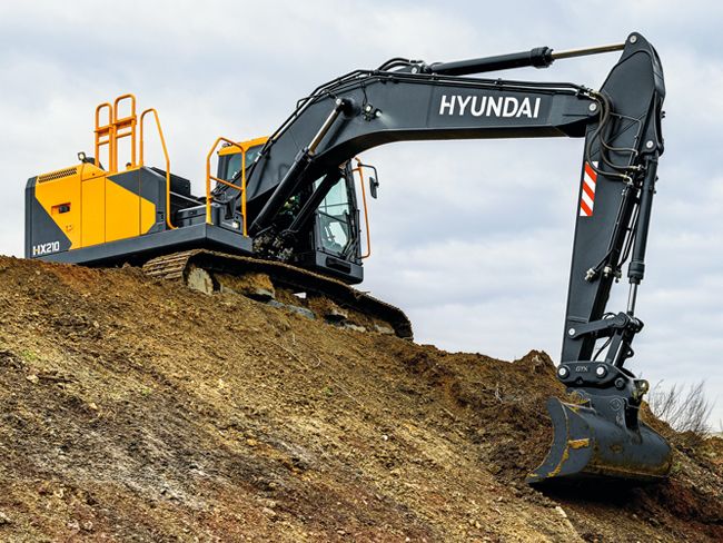 Telakaivinkone Hyundai HX 210