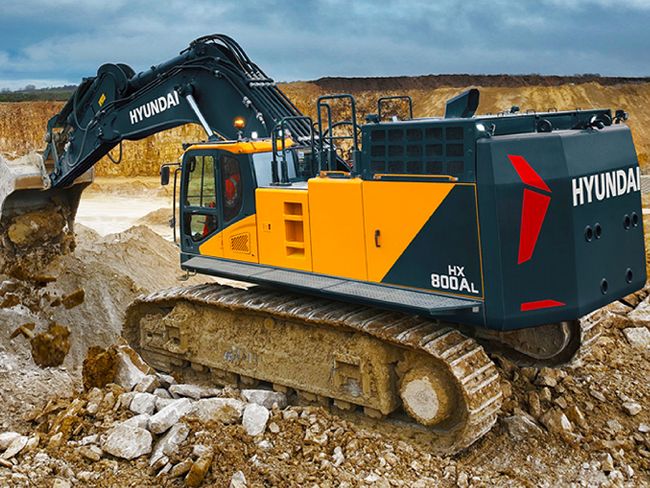 Telakaivinkone Hyundai HX 800 A
