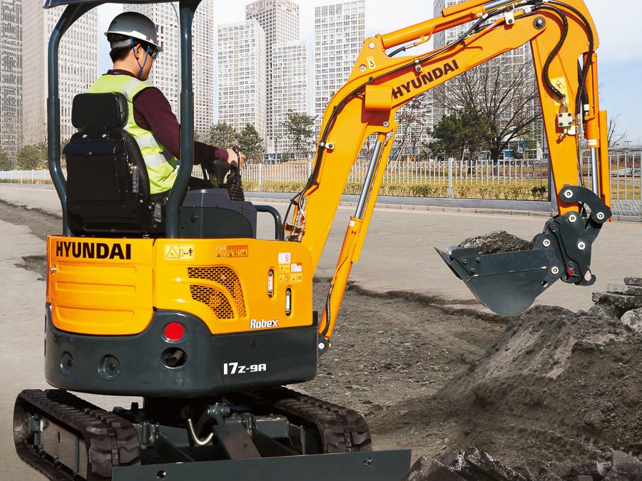 Minikaivinkone Hyundai R 17 Z-9A