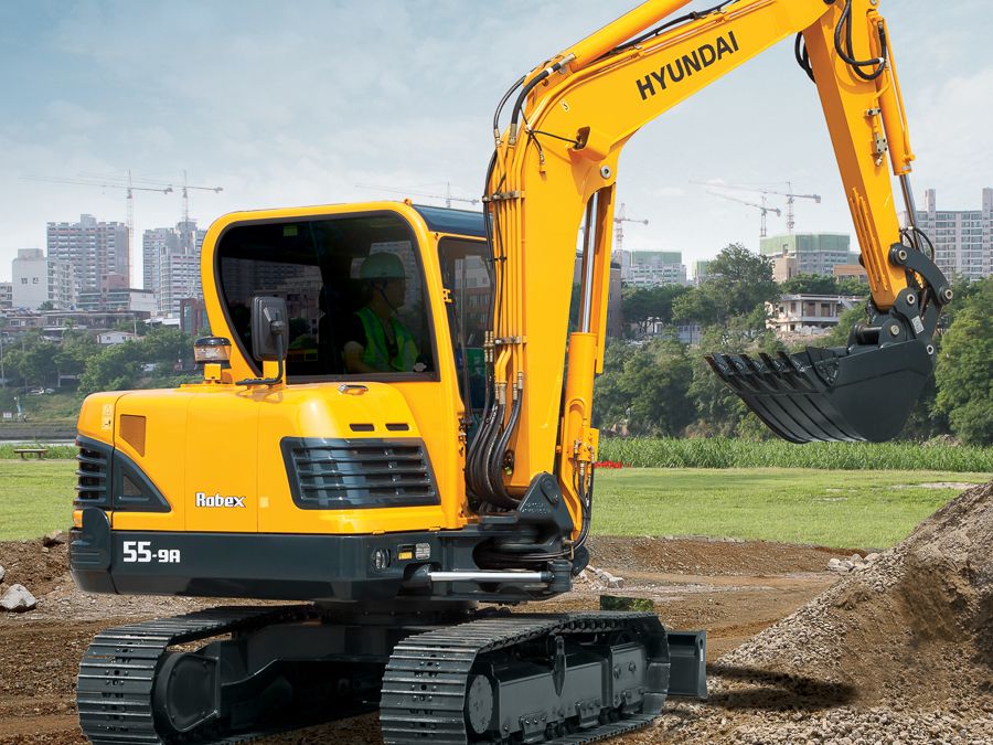 Minikaivinkone Hyundai R 55-9A