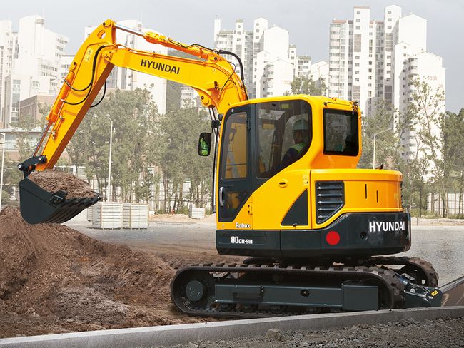 Midikaivinkone Hyundai R 80 CR-9A